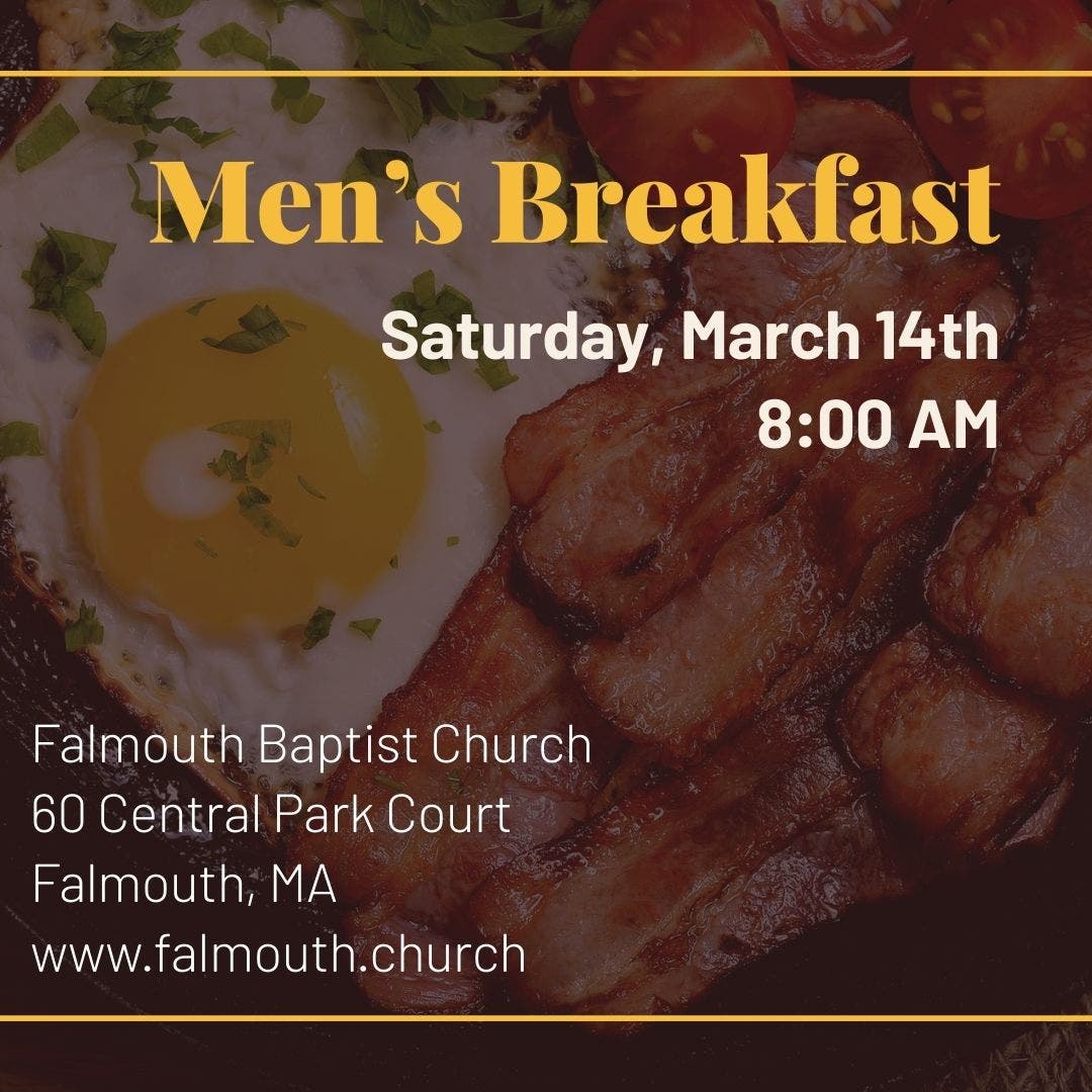 Men's Breakfast will include Guest Speaker