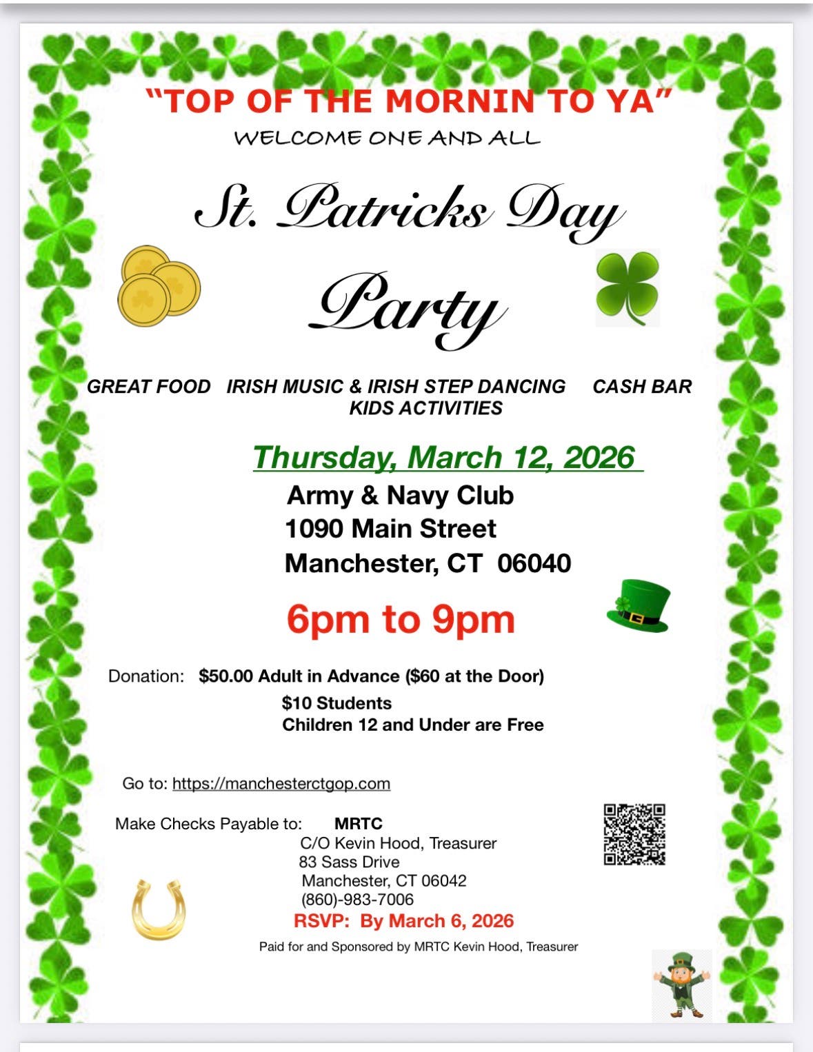 St. Patrick’s Day Party