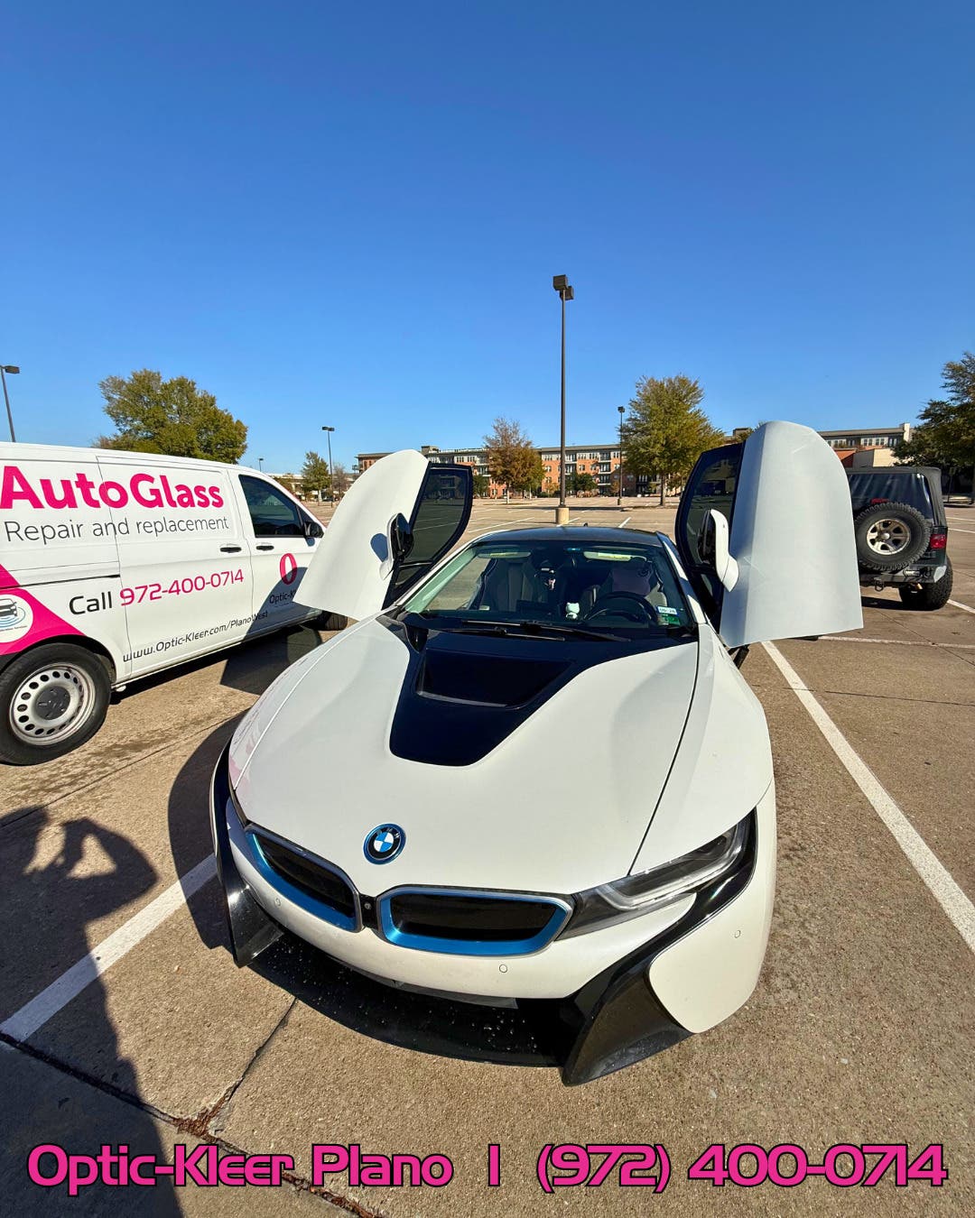 BMW Windshield Repair with Optic-Kleer Plano