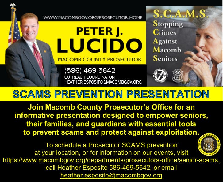 SCAMS Prevention Presentation