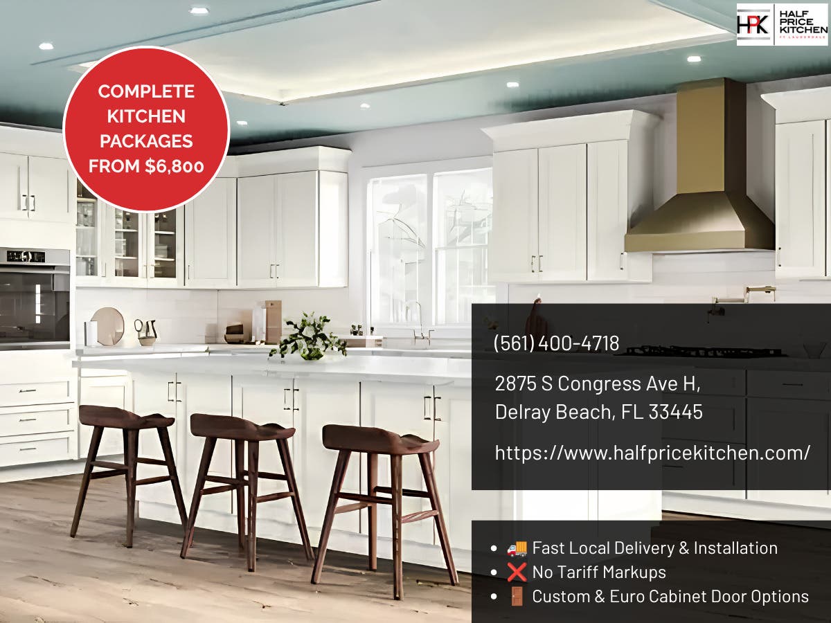 Complete Kitchen Remodeling Services & Factory-Direct Surfaces Near Weston, FL