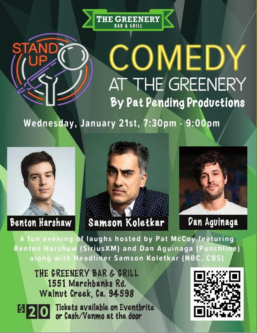 Comedy Night at The Greenery