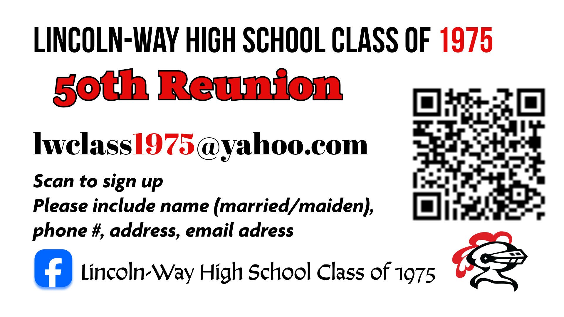 Lincoln-Way Class of 1975  50th Reunion