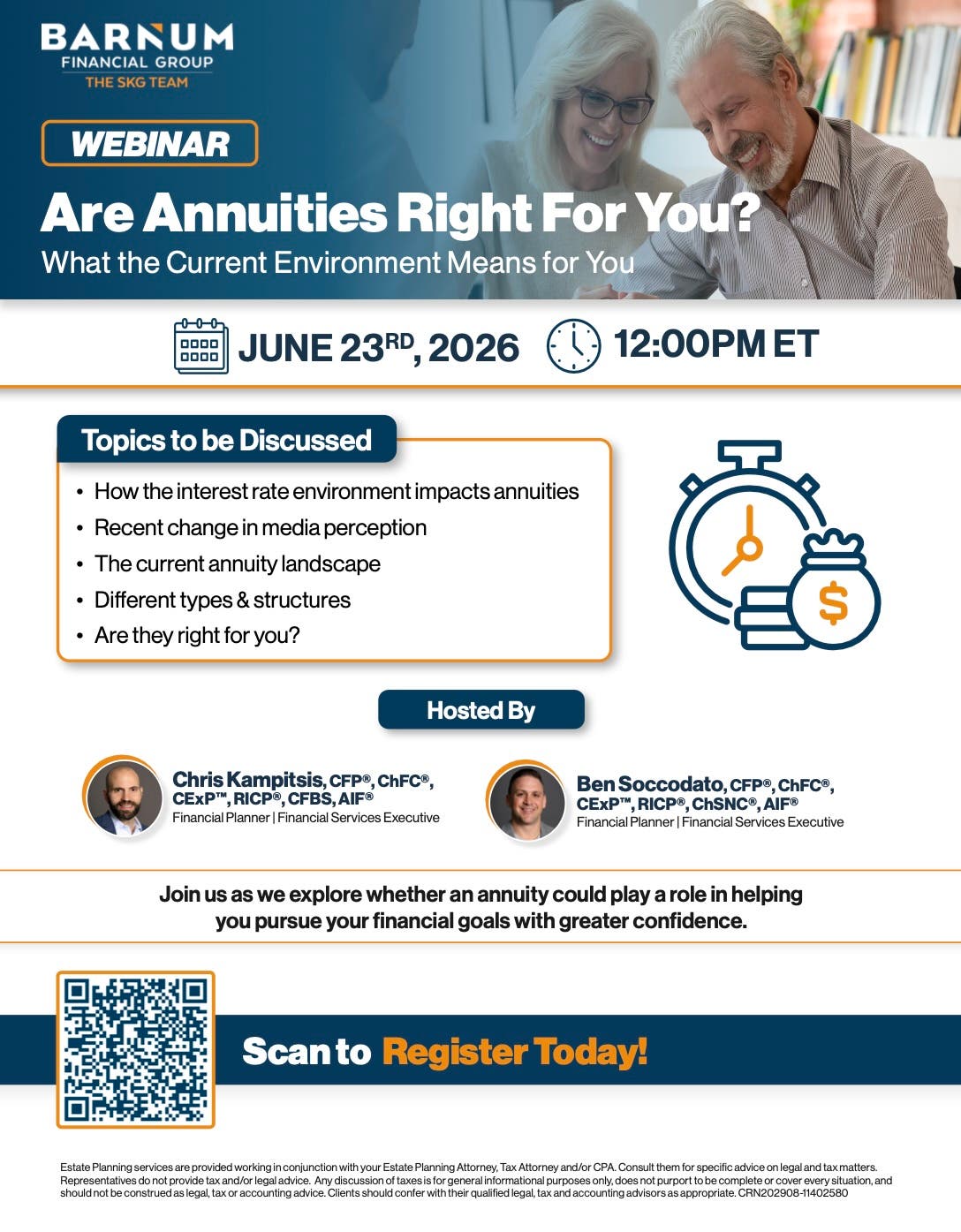 Free Webinar- Are Annuities Right for You?