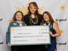 Gold Award Advisors Tracey Eller (left) and Melanie Smith (right) with GSSEF Gold Award Advisors Scholarship recipient Lilly Gonzalez