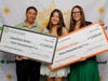 I am O.R.A.N.G.E. Scholarship sponsored by Fiserv, Inc. and GSSEF Board of Directors Gold Award Scholarship recipient Anneliese Hsiao with her parents Dr. Bernard Hsiao and Lezley Hsaio
