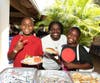 Big Brothers Big Sisters of Broward County family enjoying 2026 Lace Up for Learning