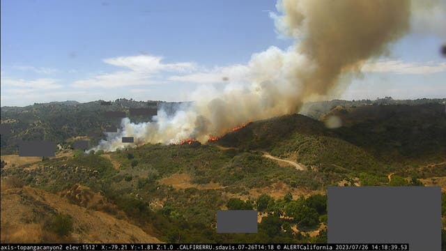 Fire Going Forward Owen Fire's Forward Progress Stopped Wednesday Evening | Calabasas, CA ...