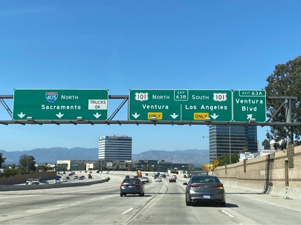 One side of the 405 Freeway will be completely shut down to all traffic at several points in the coming days.