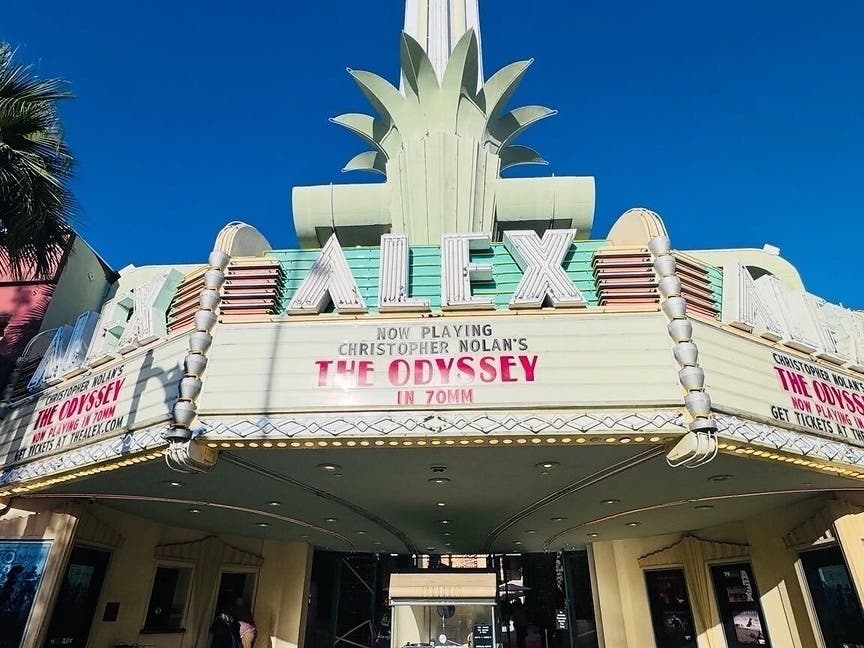 “The Odyssey” marks the Alex Theatre's return to first-run studio films after more than 35 years.