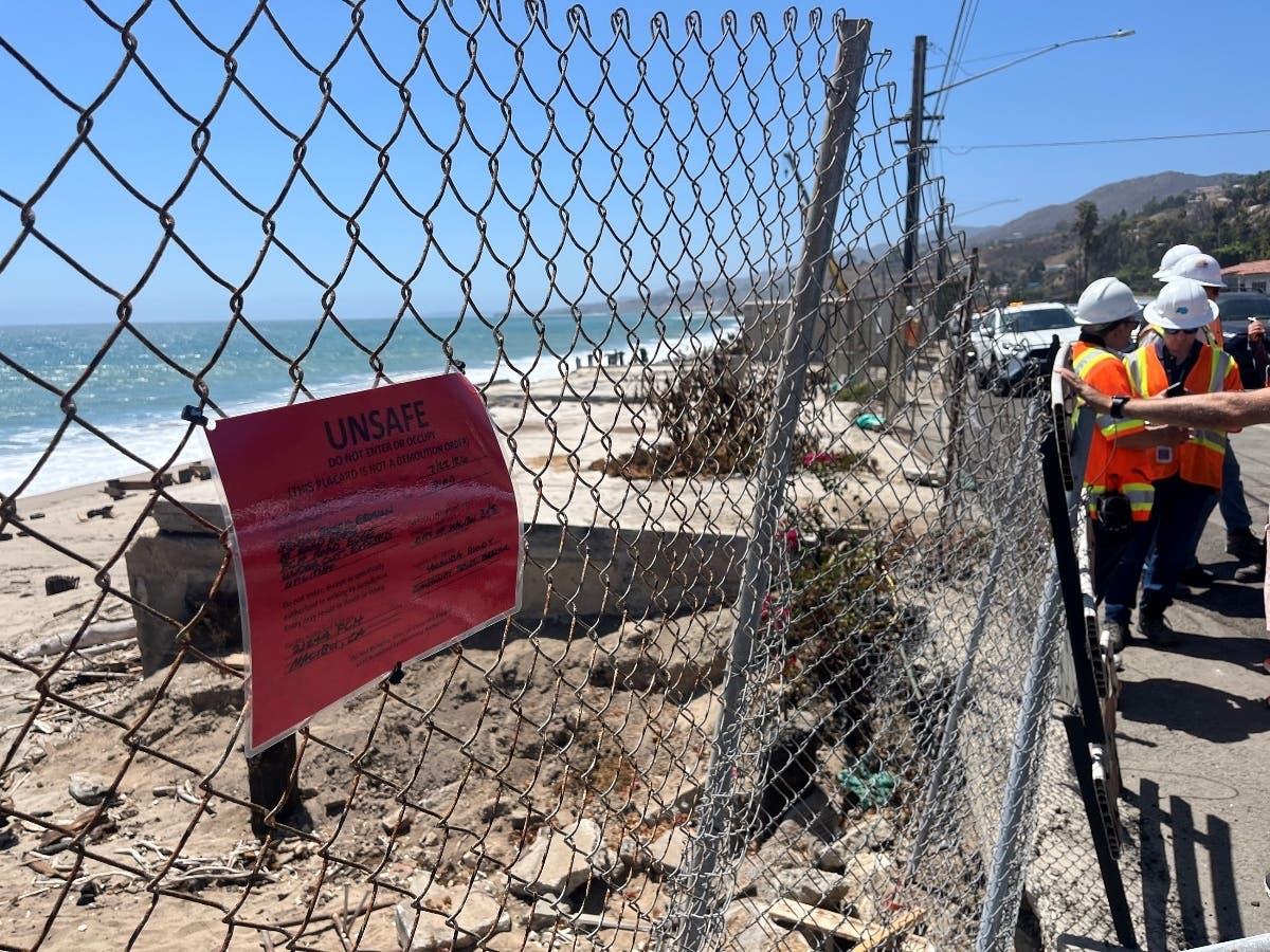 Coastal erosion is a concern on Pacific Coast Highway, city officials said.