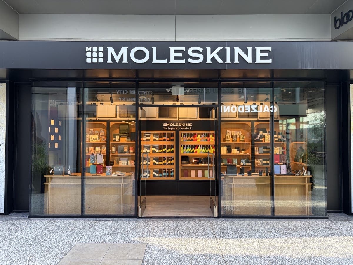 The new Moleskine store opened Tuesday in Suite 9196 in Westfield Century City.