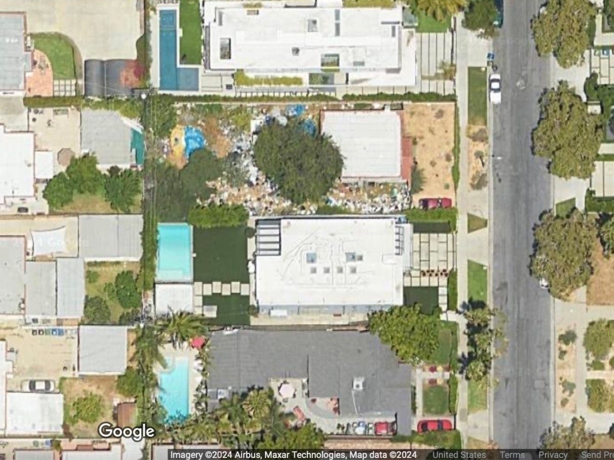A property known as the "trash house" is located on the 600 block of North Martel Avenue near Melrose Avenue.