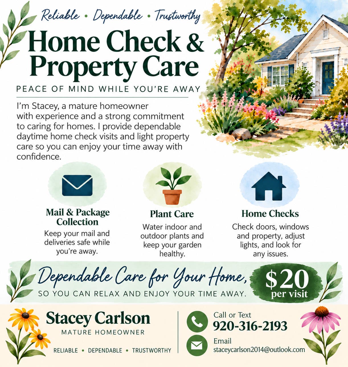 Home Check & Property Care - Starting April 2027!