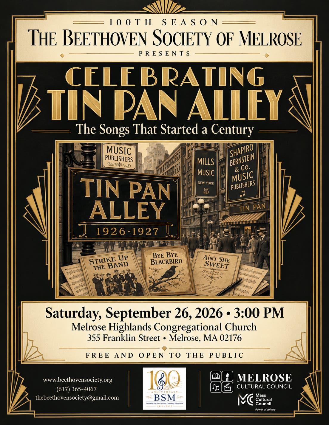 Celebrating Tin Pan Alley