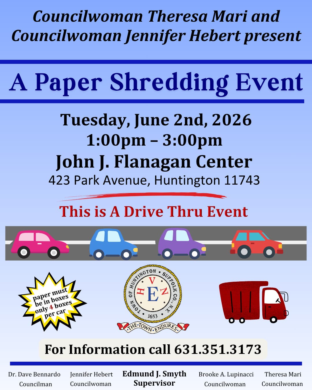 A Paper Shredding Event