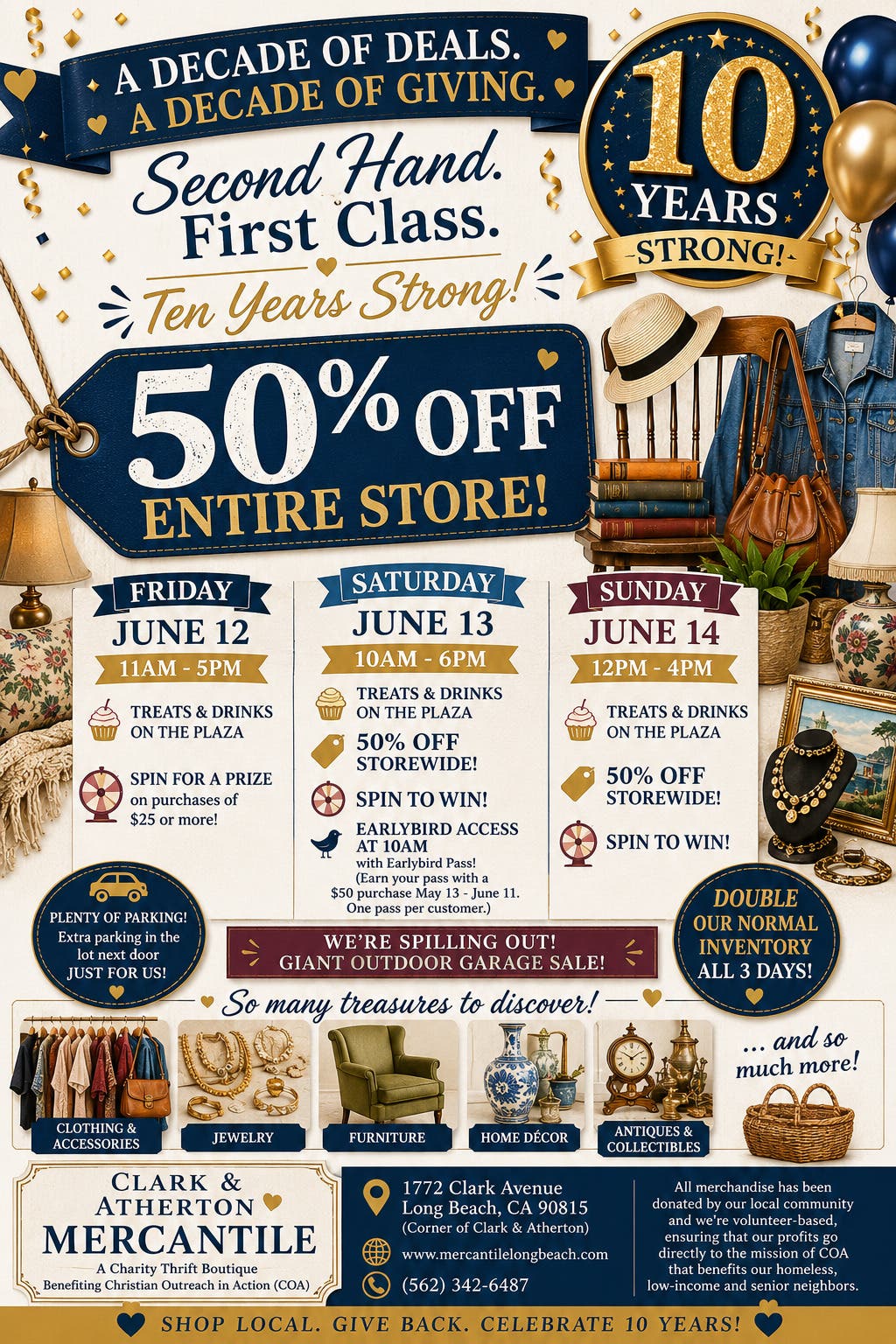Second Hand First Class: Ten Years Strong!