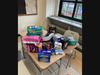 Pads and tampons that were donated