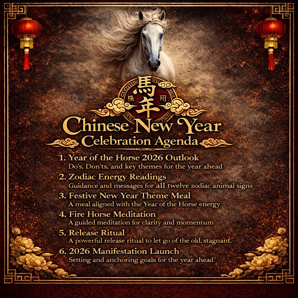 Chinese New Year Celebration - with Traditional Foods and Ceremony