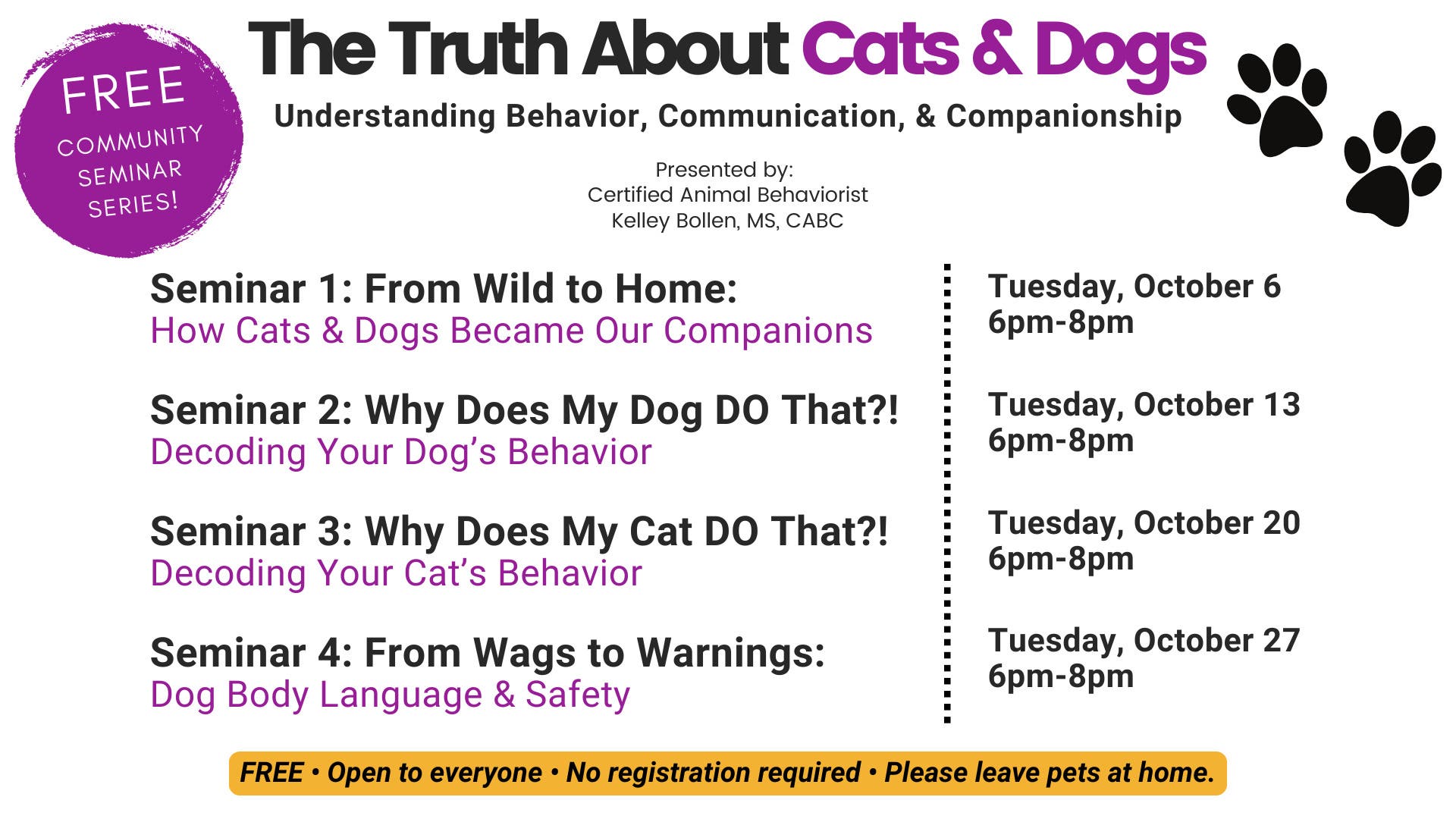 The Truth About Cats & Dogs: Understanding Behavior, Communication, & Companionship