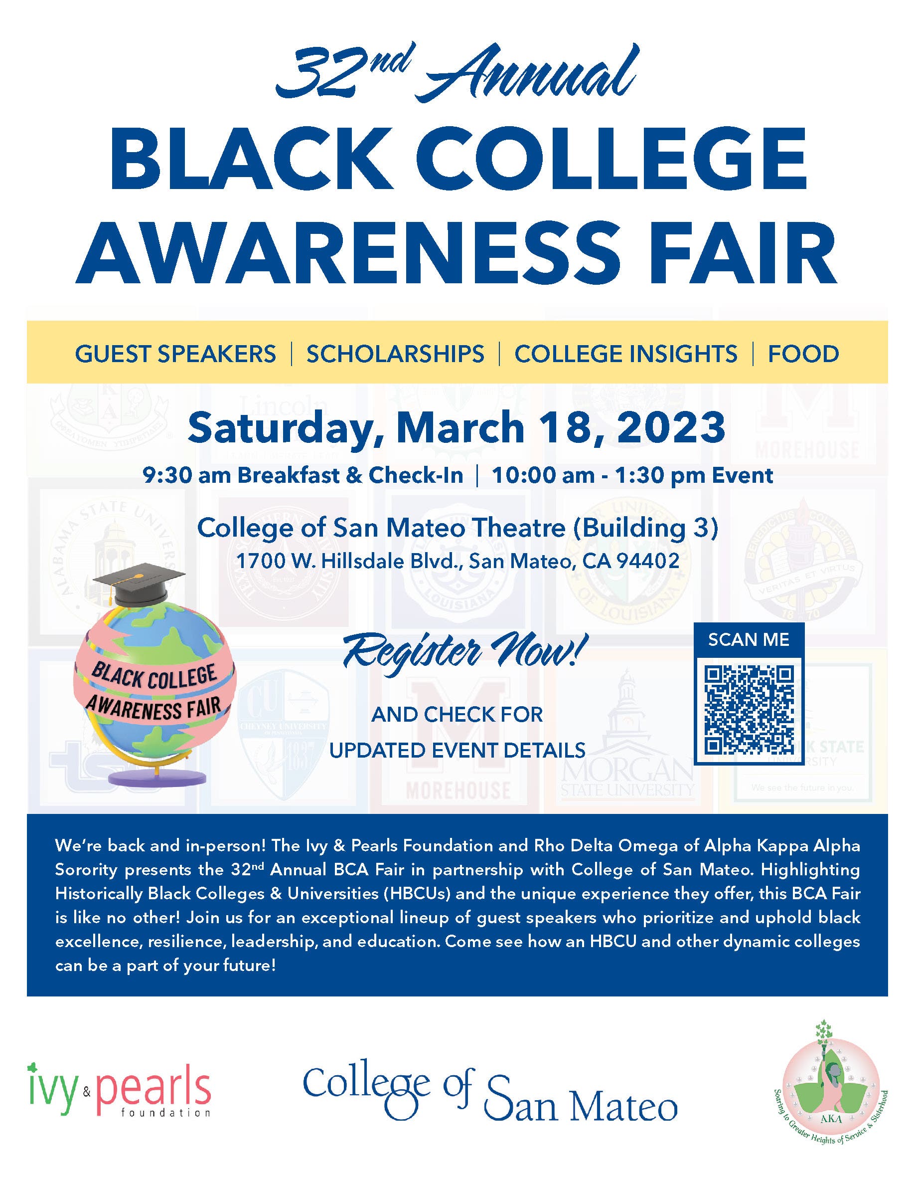 Mar 18 | 32nd Annual Black College Awareness Fair | San Mateo, CA Patch
