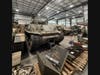 Interior of the new storage facility at the Museum of American Armor in Old Bethpage