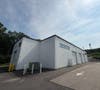Exterior of the new storage facility at the Museum of American Armor in Old Bethpage