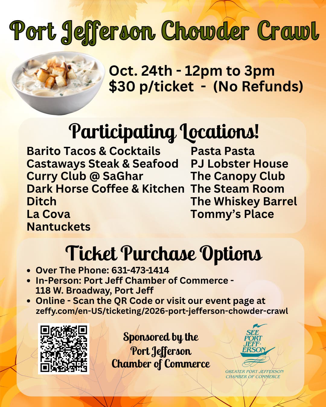 Port Jefferson Chowder Crawl