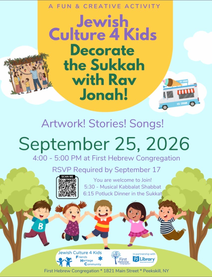 Sukkot Program - Jewish Culture 4 Kids