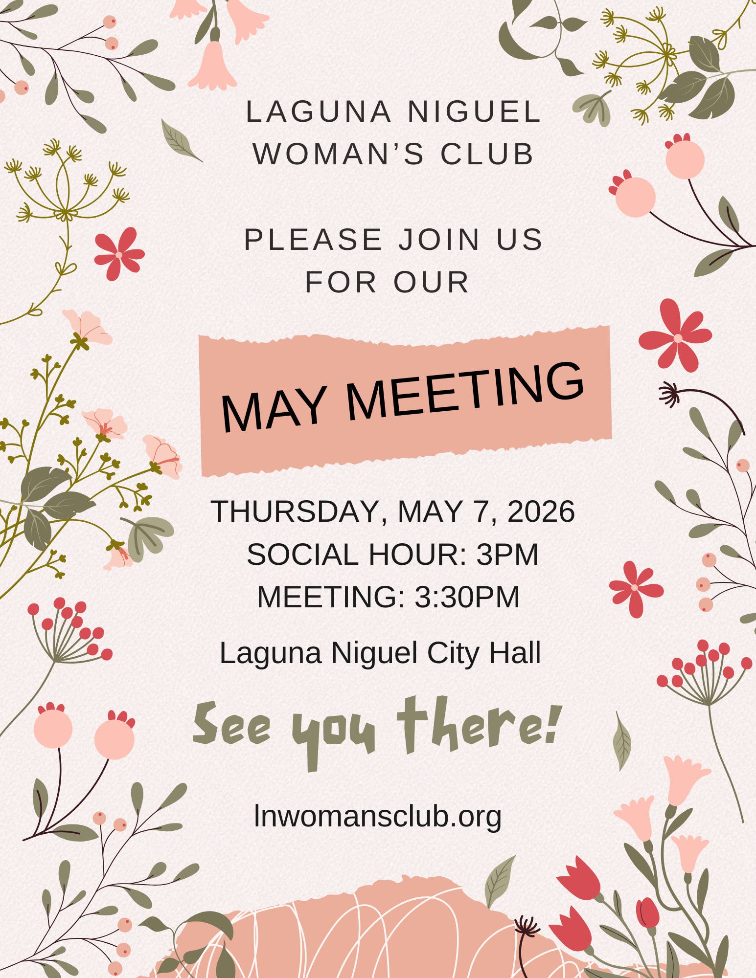 Laguna Niguel Woman’s Club May Meeting