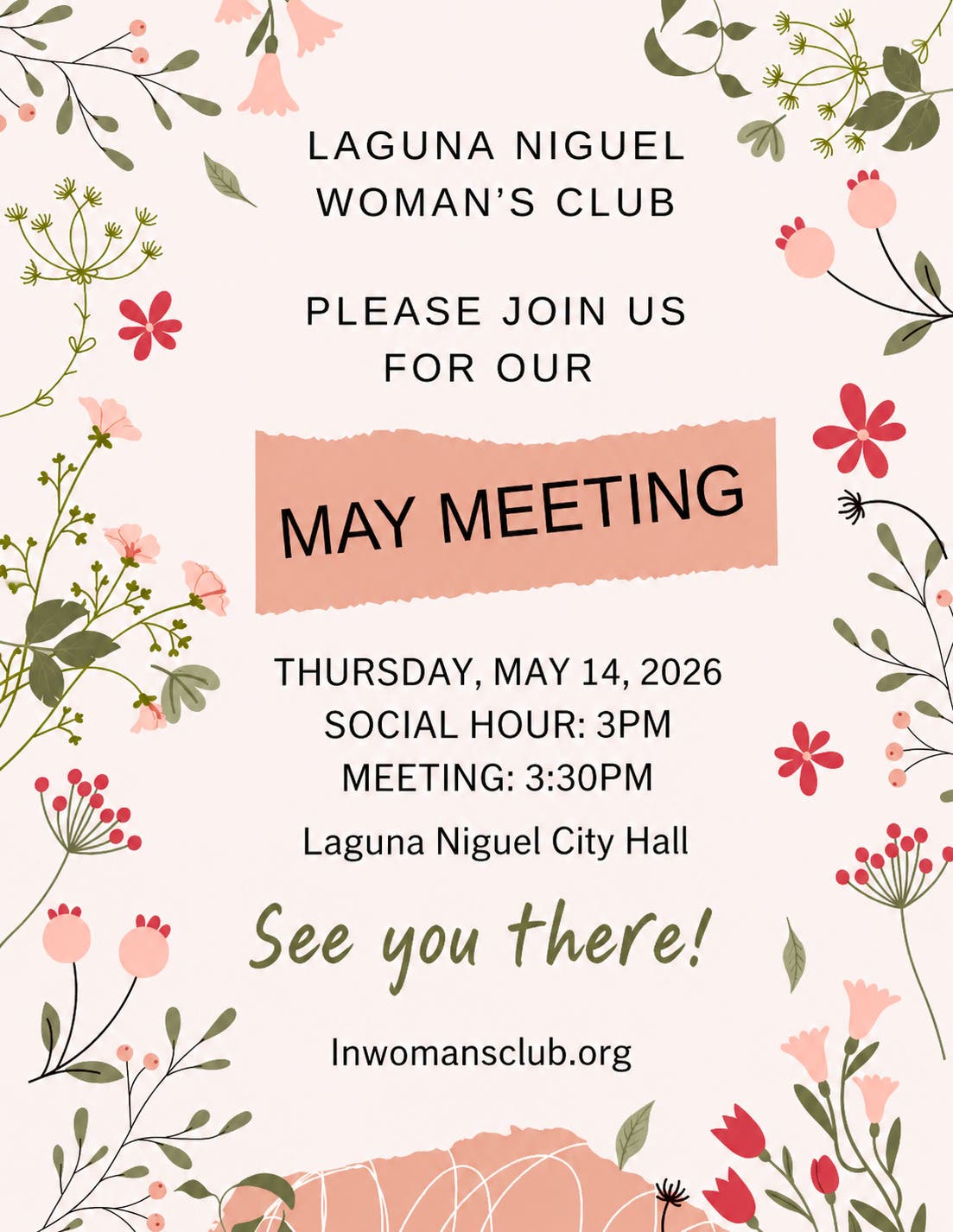 Laguna Niguel Woman’s Club May Meeting
