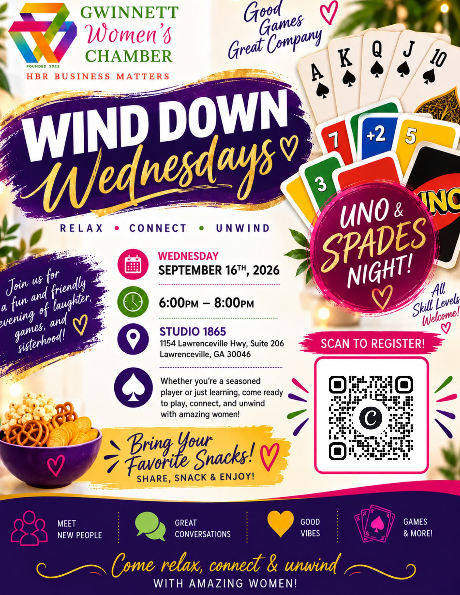 Wind Down Wednesday: Uno & Spades Night