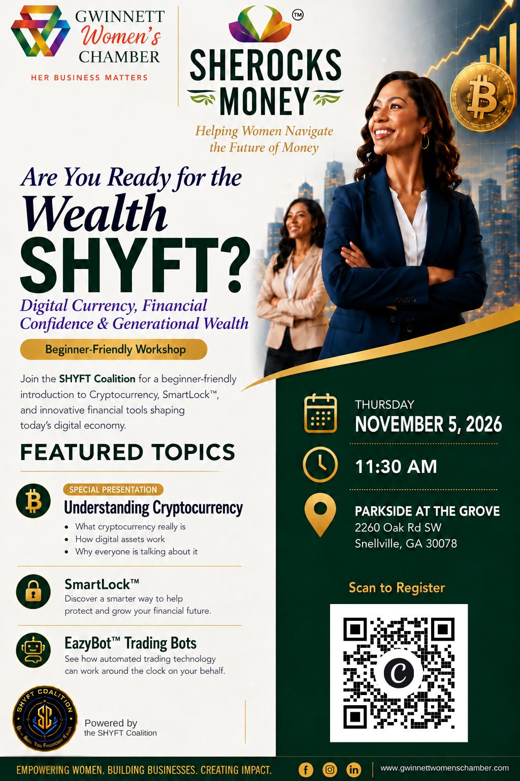 Are You Ready for the Wealth SHYFT? Digital Currency, Financial Confidence & Generational Wealth
