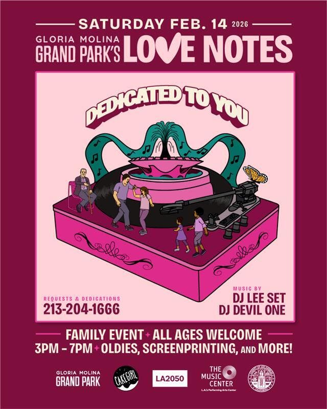 Gloria Molina Grand Park’s Love Notes