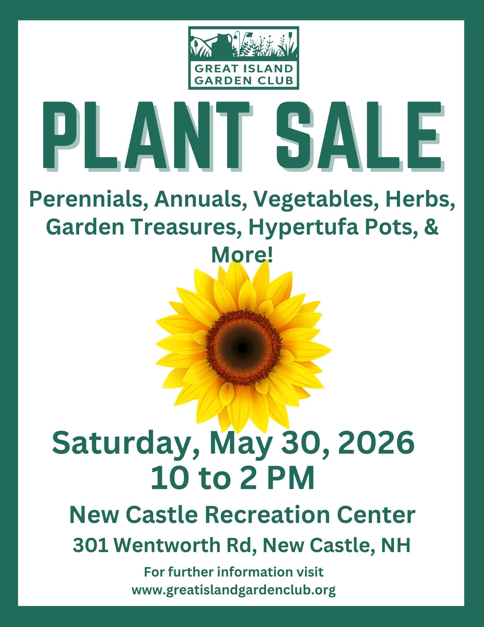 Great Island Garden Club Plant Sale