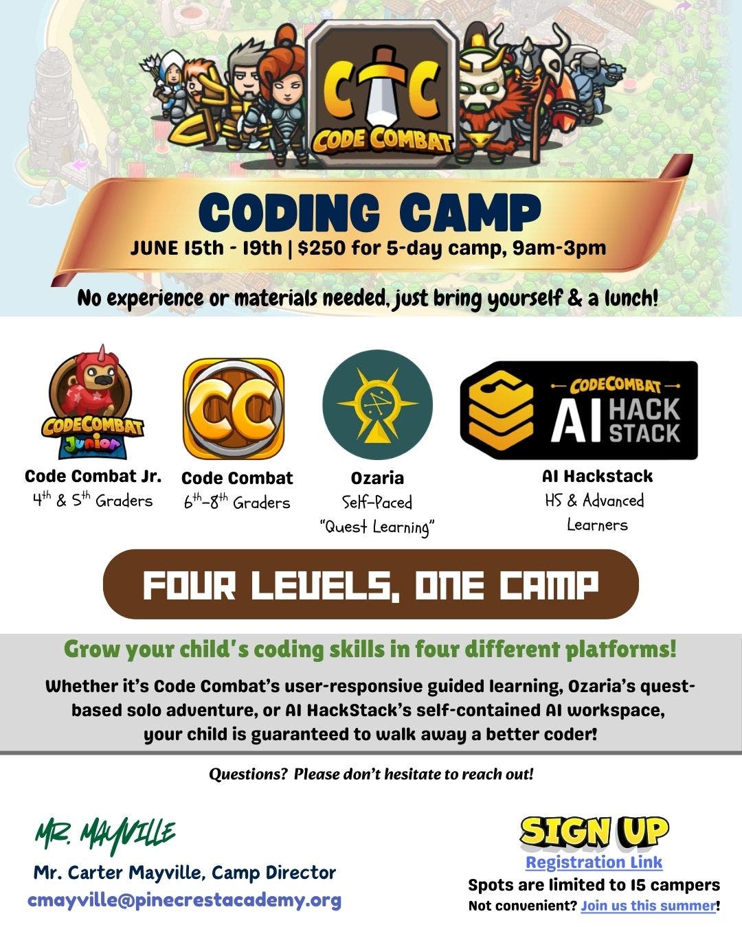 CodeCombat Coding Camp