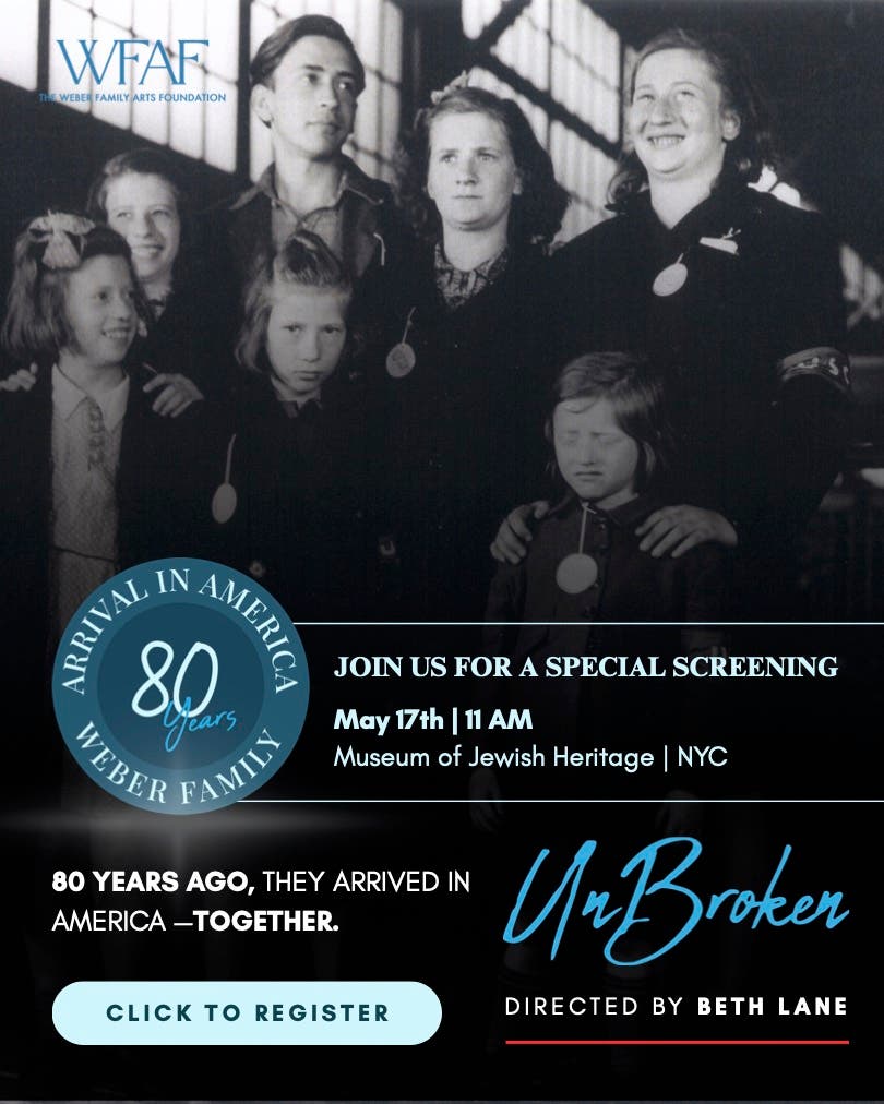 UnBroken Screening Honoring the Weber Siblings' 80th Anniversary in America