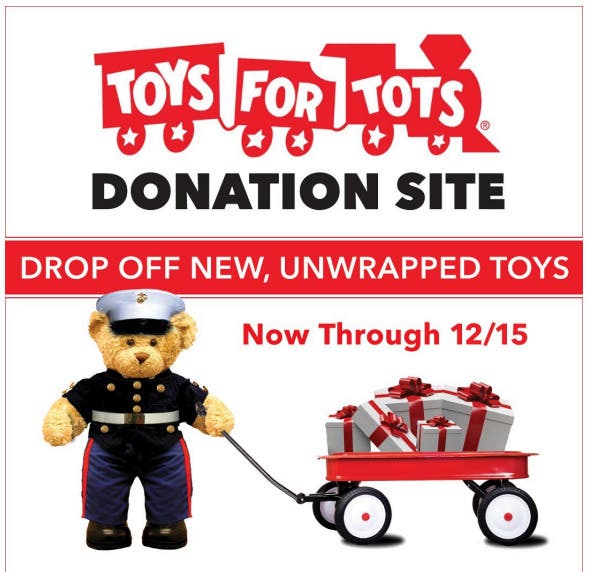 'Toys For Tots' Collection Now Through 12/15 at Ethan Allen!