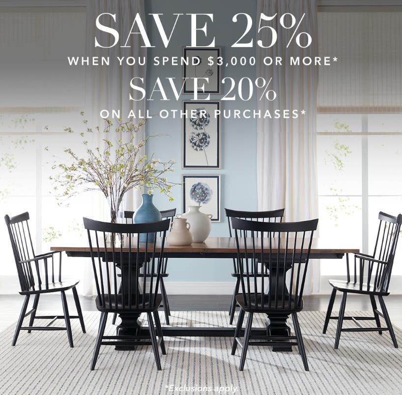 August Savings at Ethan Allen are HOT!