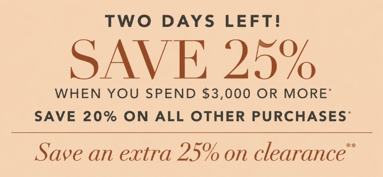 Countdown - August savings are sailing away ⛵at Ethan Allen!