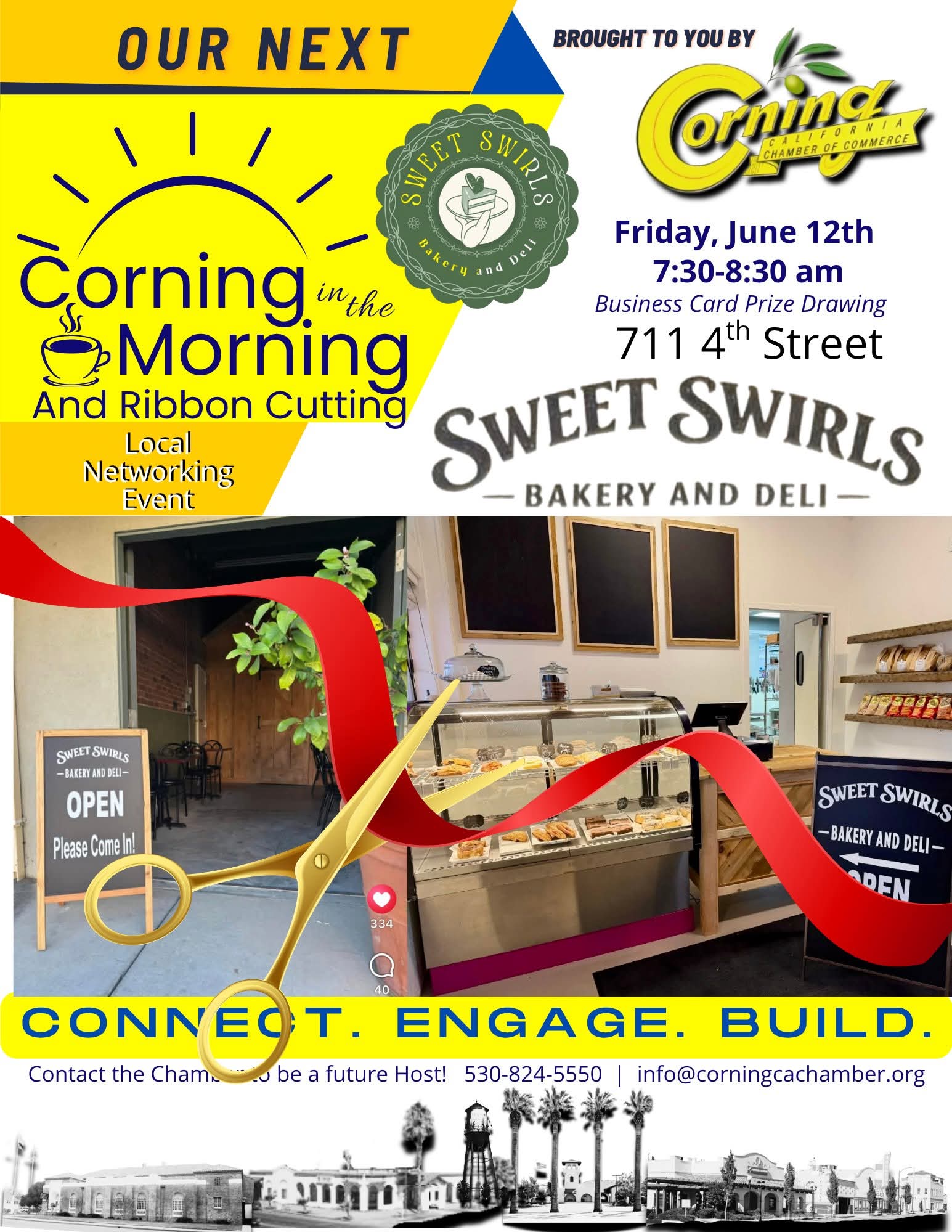 Corning in the Morning Networking Opportunity at Sweet Swirls Bakery!