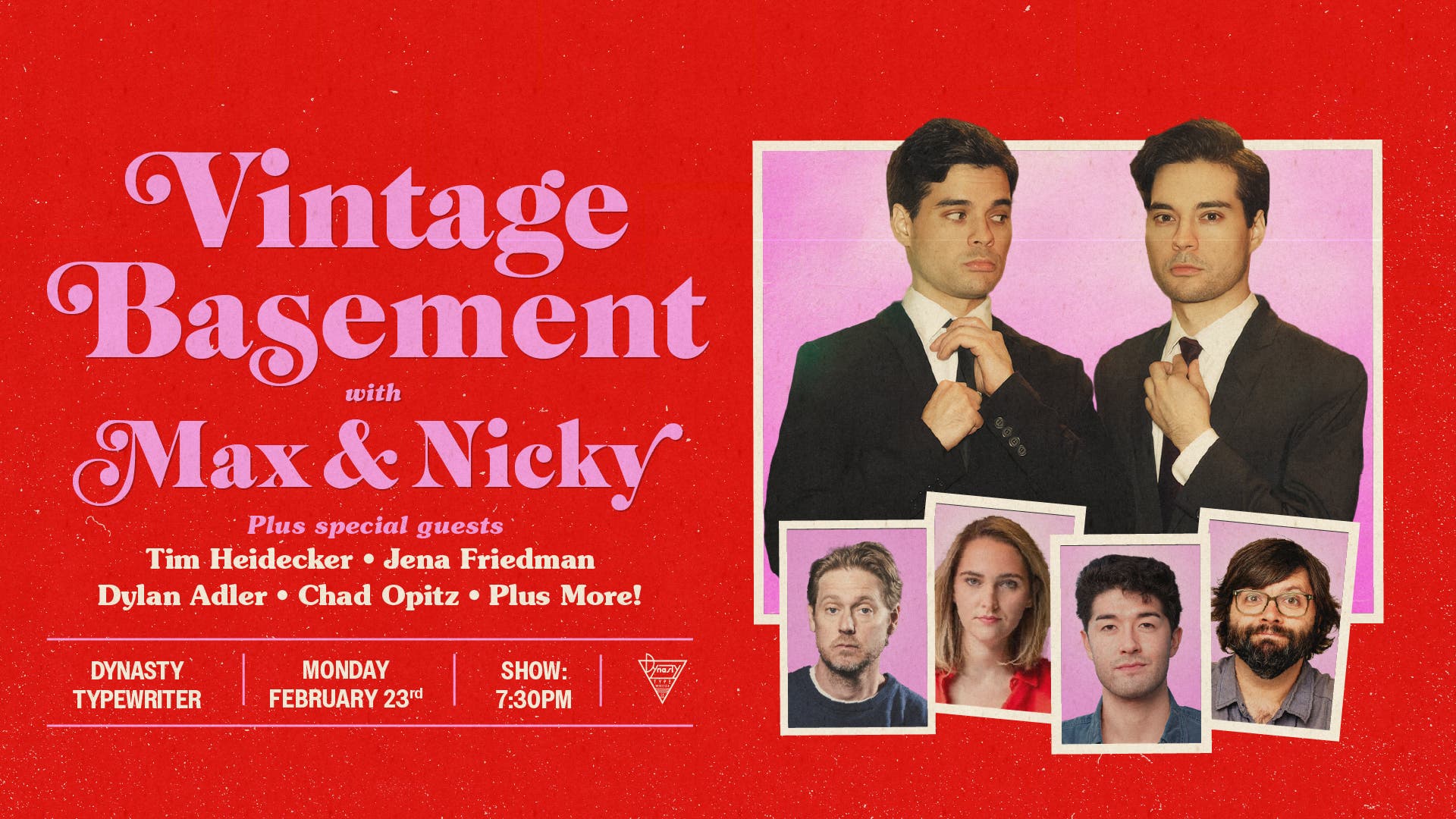 Vintage Basement ft. TIM HEIDECKER, JENA FRIEDMAN, DYLAN ADLER, CHAD OPITZ + MORE!