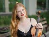 Violinist Sophia Werner, guest soloist for the Adelphi Orchestra’s 73rd Season opening concert, "American Voice at 250." 