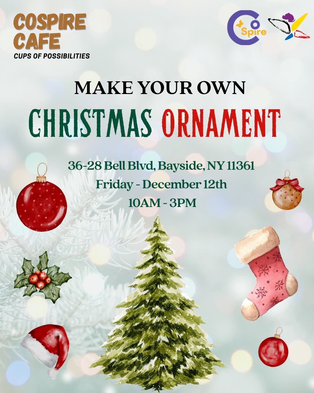 Free Event - Make Your Own Christmas Ornament This Friday!