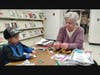 Teaneck Creek Conservancy's Gwen Peets leading plant and animal origami creations at NJ Makers Day 2023