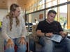 Peer mentor Alyssa Nielsen (left) and Josh Garfinkel spend an afternoon together at the Rutgers Center for Adult Autism Services.