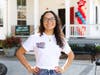 Alejandra Afanador, an RU Voting Ambassador, stands outside the Center for Latino Arts and Culture during a voter registration event on Sept. 22.