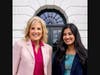 First Lady Jill Biden (left) poses with Nina Gohel, who worked as a staff assistant for the White House.
