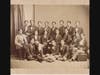 This photo, dated 1871, is a group shot of Japanese students in New Brunswick.