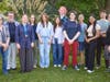 Aneliese Ammirata (fifth from left) poses with members of the group she was assigned to work with at the laboratory of Ulrike Endesfelder in Bonn, Germany. 